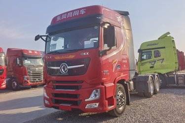 二手东风商用车 天龙旗舰KX 500马力 6X4 LNG牵引车(速比2.69)(国六) 双驱 康明斯二手牵引车 黄牌