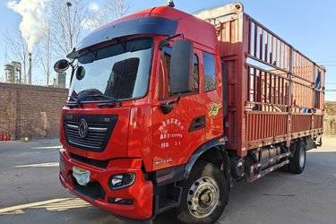 二手东风商用车 天锦KR 260马力 4X2 6.8米仓栅式载货车(国六) 单桥 东风康明斯二手载货车 黄牌