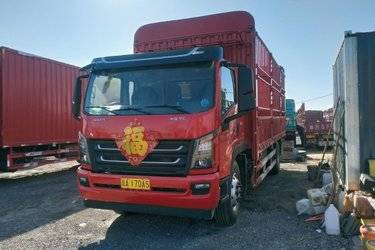 二手大运 祥龙 252马力 4X2 6.8米仓栅式载货车(国六) 单桥 云内动力二手载货车 黄牌