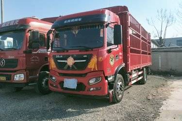 二手东风商用车 天锦KR 舒适版 260马力 4X2 6.8米仓栅式载货车(国六) 单桥 康明斯二手载货车 黄牌