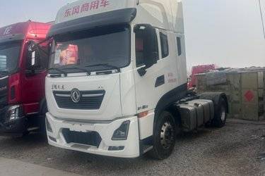 二手东风商用车 天龙KL重卡 465马力 6X4牵引车(国六)(速比2.87)(国六) 双驱 康明斯二手牵引车 黄牌