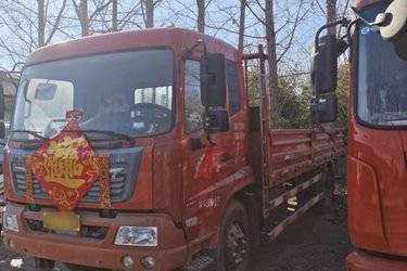 二手东风商用车 天锦VR 180马力 4X2 6.75米栏板载货车(国五) 单桥 东风二手载货车 黄牌