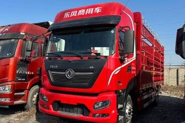 二手东风商用车 天锦KR PLUS 330马力 4X2 6.8米仓栅式载货车(国六) 单桥 康明斯二手载货车 黄牌