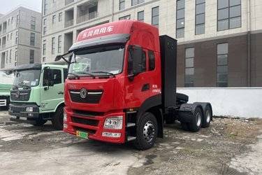 二手东风商用车 天龙KL 6X4 换电式纯电动牵引车  二手电动卡车电动牵引车