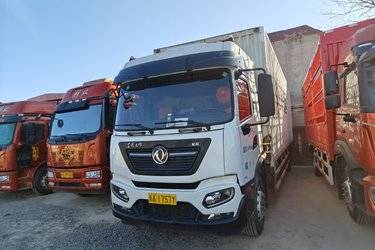 二手东风商用车 天锦KR 245马力 4X2 9.8米厢式载货车(国五) 单桥 东风康明斯二手载货车 黄牌图片