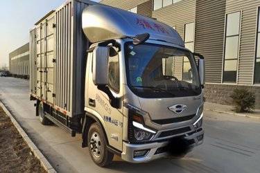 二手福田 时代领航大G 2.0T 150马力 CNG 4.14米单排厢式轻卡(国六) 单桥 云内动力二手载货车 蓝牌图片