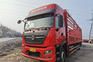 二手东风商用车 天锦KR PLUS 290马力 4X2 6.8米仓栅式载货车(国六) 单桥 东风康明斯二手载货车 黄牌