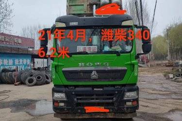 二手中国重汽 HOWO TX重卡 340马力 8X4 6.5米自卸车(国五) 前四后八 潍柴二手自卸车 黄牌