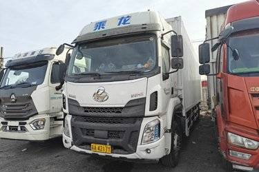 二手东风柳汽 乘龙H5 260马力 4X2 9.7米厢式载货车(国六) 单桥 东风康明斯二手载货车 黄牌图片