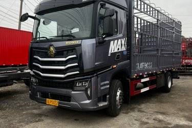 二手中国重汽 HOWO MAX 290马力 4X2 6.75米仓栅式载货车(国六) 单桥 曼二手载货车 黄牌图片