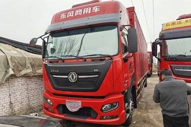 二手东风商用车 天锦KR PLUS 舒适版 290马力 4X2 9.8米翼开启厢式载货车(国六)(高顶双卧)(国六) 单桥 东风康明斯二手载货车 黄牌