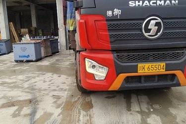 二手陕汽商用车 德御 300马力 4X2 6.8米仓栅式载货车(国六) 单桥 玉柴二手载货车 黄牌图片