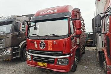 二手陕汽商用车 轩德翼6 标载版 245马力 4X2 6.75米仓栅式载货车(国六) 单桥 玉柴二手载货车 黄牌图片