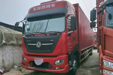 二手东风商用车 天锦KR 290马力 4X2 9.8米厢式载货车(国六)(高顶双卧)(国六) 单桥 康明斯二手载货车 黄牌