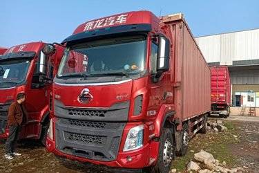 二手东风柳汽 乘龙H5中卡 240马力 6X2 9.6米厢式载货车(440后桥)(国五) 前四后四 玉柴二手载货车 黄牌