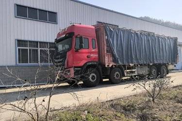 二手江淮 格尔发K5W重卡 轻量化版 320马力 8X2 9.5米仓栅式载货车(国五) 前四后六 玉柴二手载货车 黄牌图片