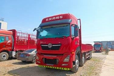 二手东风商用车 天龙KL重卡 465马力 8X4 9.6米栏板载货车(国六) 前四后八 康明斯二手载货车 黄牌