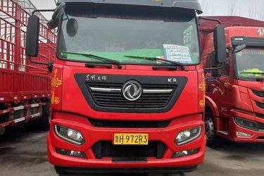 二手东风商用车 天锦KR 舒适版 260马力 4X2 6.8米仓栅式载货车(国六) 单桥 福田康明斯二手载货车 黄牌