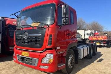 二手东风商用车 天龙VL重卡 400马力 6X4牵引车(国六) 双驱 雷诺二手牵引车 黄牌图片