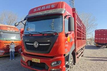 二手东风商用车 天锦KR PLUS 290马力 4X2 6.8米仓栅式载货车(国六) 单桥 东风康明斯二手载货车 黄牌图片