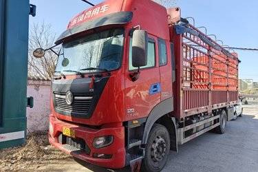 二手东风商用车 天锦KR PLUS 290马力 4X2 6.8米仓栅式载货车(国六) 单桥 东风康明斯二手载货车 黄牌