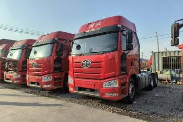 二手一汽解放 新J6P重卡 领航标载版 2020款 460马力 6X4牵引车(国五) 双驱 锡柴二手牵引车 黄牌图片
