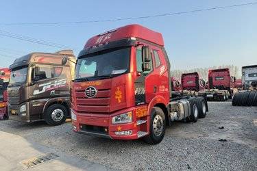 二手一汽解放 J6P重卡 2020款 质惠版 四季款 460马力 6X4牵引车(国五) 双驱 锡柴二手牵引车 黄牌图片