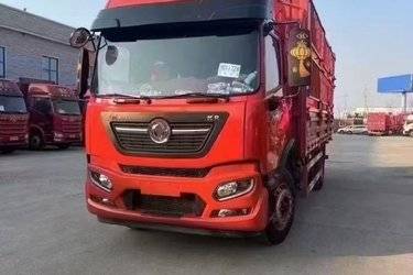 二手东风商用车 天锦KR 舒适版 245马力 4X2 6.2米仓栅式载货车(平顶)(国六) 单桥 东风康明斯二手载货车 黄牌