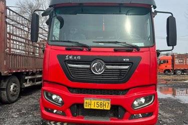 二手东风商用车 天锦KR 舒适版 260马力 4X2 6.8米仓栅式载货车(国六) 单桥 康明斯二手载货车 黄牌