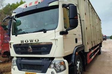 二手中国重汽 HOWO TX 270马力 4X2 9.6米厢式载货车(国六)(潍柴)(10挡)(国六) 单桥 曼二手载货车 黄牌