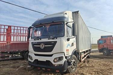 二手东风商用车 天锦KR 230马力 4X2 9.8米厢式载货车(国六) 单桥 东风康明斯二手载货车 黄牌