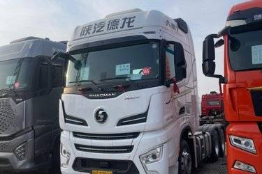 二手陕汽重卡 德龙X6000 轻量化旗舰版 680马力 6X4 AMT自动档牵引车(液缓)(国六) 双驱 潍柴二手牵引车 黄牌图片