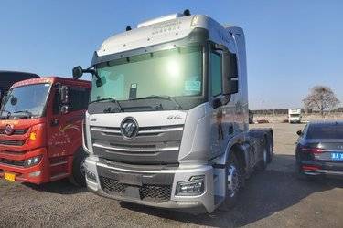 二手福田 欧曼GTL 520马力 6X4 AMT自动挡牵引车(国六) 双驱 福田康明斯二手牵引车 黄牌图片