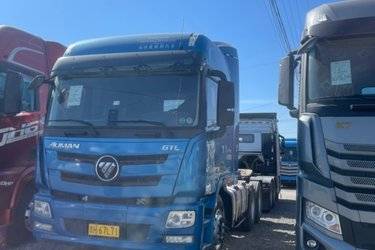 二手福田 欧曼GTL 基本型 490马力 6X4 牵引车(国六) 双驱 康明斯二手牵引车 黄牌