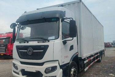 二手东风商用车 天锦KR 245马力 4X2 9.8米厢式载货车(国六) 单桥 东风康明斯二手载货车 黄牌图片
