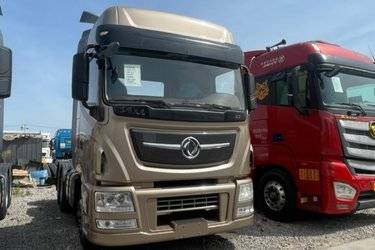 二手东风商用车 天龙旗舰KX 2019款品质版 520马力 6X4牵引车(国五) 双驱 康明斯二手牵引车 黄牌