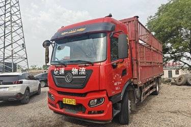 二手东风商用车 天锦KR 245马力 4X2 6.8米仓栅式载货车(国五) 单桥 东风康明斯二手载货车 黄牌图片