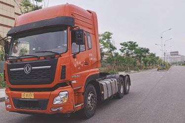 二手东风商用车 天龙VL重卡 450马力 6X4牵引车(国五) 双驱 东风二手牵引车 黄牌