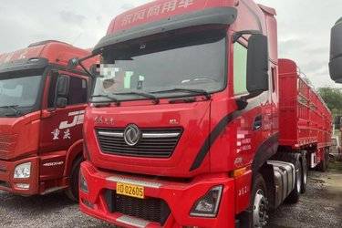 二手东风商用车 新天龙KL重卡 465马力 6X4牵引车(国五) 双驱 东风二手牵引车 黄牌