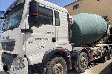 二手中国重汽 HOWO T5G 340马力 8X4 7.95方混凝土搅拌车(国五) 前四后八 曼二手搅拌车