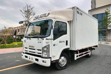 二手江铃 凯威中体 豪华版 150马力 4.08米单排厢式轻卡(国六) 单桥 庆铃五十铃二手载货车 蓝牌图片