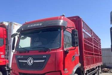 二手东风商用车 天锦KR 舒适版 260马力 4X2 6.2米仓栅式载货车(高顶双卧)(国六) 单桥 东风康明斯二手载货车 黄牌