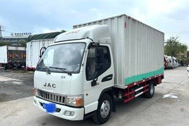 二手江淮 康铃J5 116马力 4.15米单排厢式轻卡(国五) 单桥 全柴二手载货车 蓝牌图片