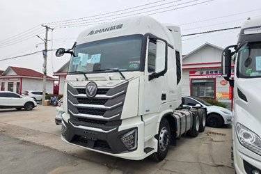 二手福田 欧曼GTL 星翼版 530马力 6X4 LNG自动档牵引车(国六) 双驱 玉柴二手牵引车 黄牌图片