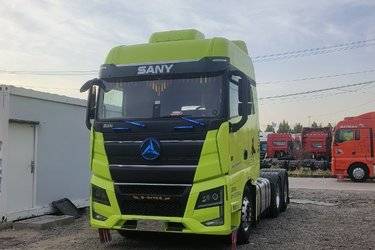 二手三一集团 江山版 565马力 6X4 AMT自动挡牵引车(国六) 双驱 昆山三一动力二手牵引车 黄牌