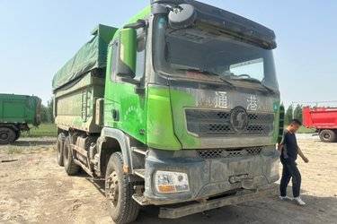 二手陕汽重卡 德龙X3000 350马力 6X4 5.6米自卸车(速比5.92)(国五) 后八轮 潍柴二手自卸车 黄牌