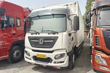 二手东风商用车 天锦KR 星耀版 260马力 4X2 9.8米厢式载货车(国六) 单桥 东风康明斯二手载货车 黄牌图片