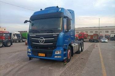 二手福田 欧曼GTL 520马力 6X4 AMT自动挡牵引车(国六) 双驱 福田康明斯二手牵引车 黄牌