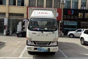 二手江淮 骏铃V3 109马力 4.15米单排厢式轻卡(国五) 单桥 云内动力二手载货车 蓝牌图片