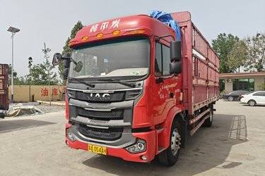 二手江淮 格尔发A5X 中卡 220马力 4X2 6.8米仓栅式载货车(国六) 单桥 云内动力二手载货车 黄牌